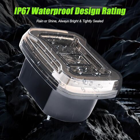 مصابيح خلفية LED متوافقة مع Wrangler YJ 1987-1985، TJ 1997-2006، CJ5 1976-1983، CJ7 1976-1986، CJ8 1981-1985 لوحة الترخيص الخلفية/الجري/الفرامل/إشارة الانعطاف/مجموعة الإضاءة العكسية، قطعتان من عدسات الدخان in Kuwait