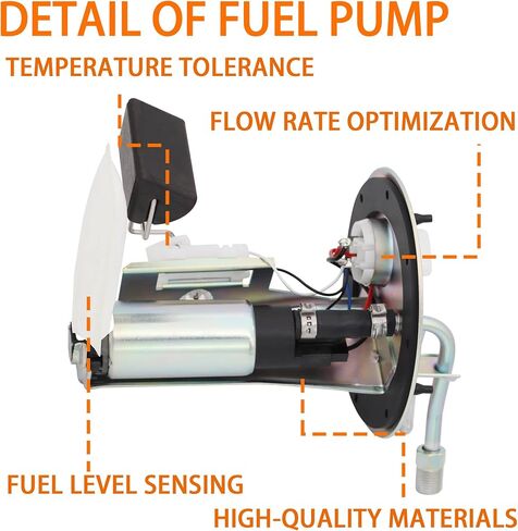 E8013H، SP9162H مجموعة وحدة مضخة الوقود الكهربائية مع وحدة إرسال بديلة لـ Geo Prizm 1993-1997، لتويوتا كورولا 1994-1996 L4 1.6L L4 1.8L in Kuwait