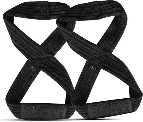 أشرطة رفع الأثقال على شكل 8 حلقات رفع الأشرطة الخيار رقم 1 لعشاق تمرين رافعي الأثقال in Kuwait