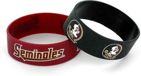 NCAA Ohio State Buckeyes Wide Silicone Bracelets, 2-pack in Saudi Arabia