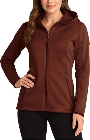 Reebok Womens Jacket - Active Performance Fleece Lined Softshell Jacket with Hood - Lightweight Jackets for Women (S-3X) in Kuwait