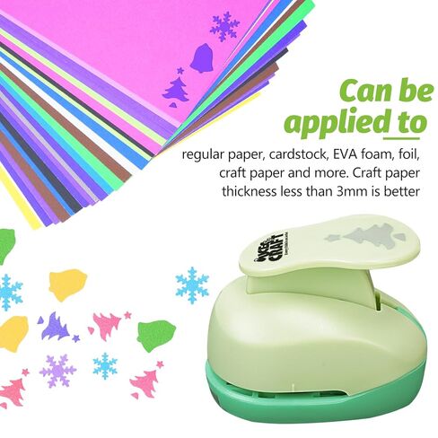 UCEC Paper Punches for Crafting, Hole Punch for Kids, 1 Inch Craft Hole Punch Shapes, 6PCS Star Heart Flower Punch Kids Hole Puncher Shape Cutters for Crafts for School Crafting & DIY Projects in Saudi Arabia