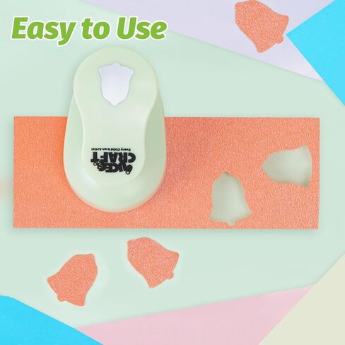 UCEC Paper Punches for Crafting, Hole Punch for Kids, 1 Inch Craft Hole Punch Shapes, 6PCS Star Heart Flower Punch Kids Hole Puncher Shape Cutters for Crafts for School Crafting & DIY Projects in Saudi Arabia