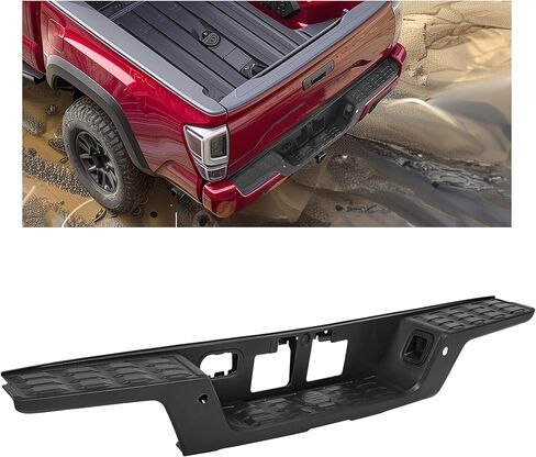 وسادة خطوة المصد الخلفي من KUAFU متوافقة مع 2016-2023 Toyota Tacoma مع استبدال ضوء لوحة الترخيص لـ TO1102249 TO1191109 in Saudi Arabia