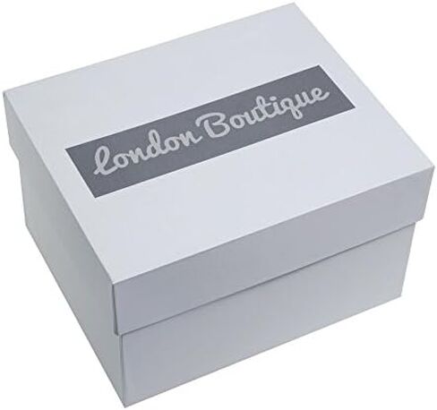 نموذج بجعة مزدوجة كريستالية شفافة من London Boutique، قاعدة كريستالية شفافة، بجعة مزدوجة، ديكور منزلي أنيق، هدية في صندوق هدايا أبيض لجميع المناسبات in Saudi Arabia