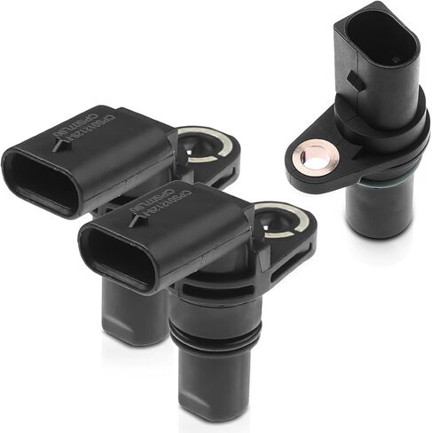 A-Premium 3-PC Engine Camshaft Crankshaft Position Sensor Compatible with Volkswagen Jetta, Passat CC, Tiguan, Beetle, CC, Eos, GTI & Audi A4, A4 allroad, A4 Quattro, Q5, A5, A5 Quattro, A3, Q3 in Saudi Arabia