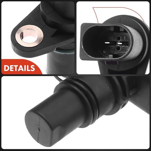 A-Premium 3-PC Engine Camshaft Crankshaft Position Sensor Compatible with Volkswagen Jetta, Passat CC, Tiguan, Beetle, CC, Eos, GTI & Audi A4, A4 allroad, A4 Quattro, Q5, A5, A5 Quattro, A3, Q3 in Saudi Arabia