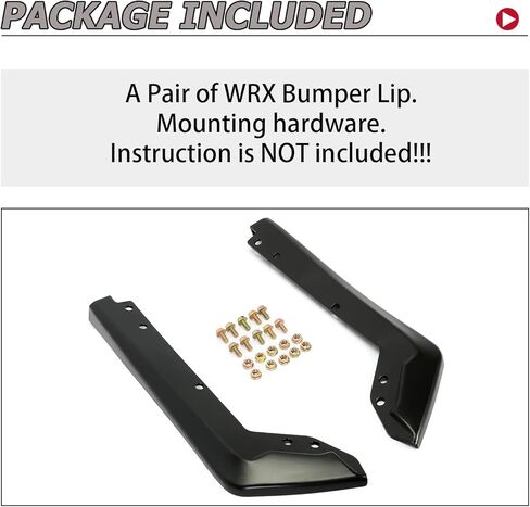HECASA Rear Bumper Spat Valance Lip OE-Style Compatible with 2015-2021 Subaru WRX STI in Saudi Arabia