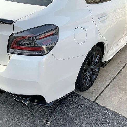 HECASA Rear Bumper Spat Valance Lip OE-Style Compatible with 2015-2021 Subaru WRX STI in Saudi Arabia