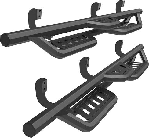 TAC Gen5HD Running Boards W/T 4"-Drop Compatible with 2005-2025 Nissan Frontier Crew Cab Truck| Side Steps| Nerf Bar| Two-Stair| 2 pcs in Saudi Arabia