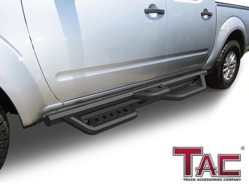 TAC Gen5HD Running Boards W/T 4"-Drop Compatible with 2005-2025 Nissan Frontier Crew Cab Truck| Side Steps| Nerf Bar| Two-Stair| 2 pcs in Saudi Arabia