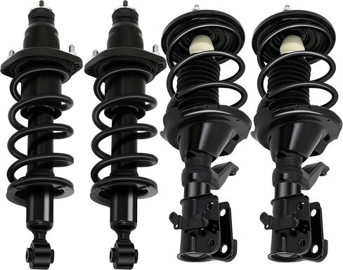 AUTOMUTO Strut Spring Assembly Rear Pair Shock Absorber Fit 2001-2005 for Honda Civic 171340 FWD in Saudi Arabia