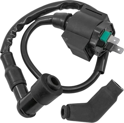 Caltric Ignition Coil & Spark Plug Cap Boot Compatible with Honda ATC250SX / Big Red 250 ATC250ES 1985-1987 30510-MK4-405 in Saudi Arabia