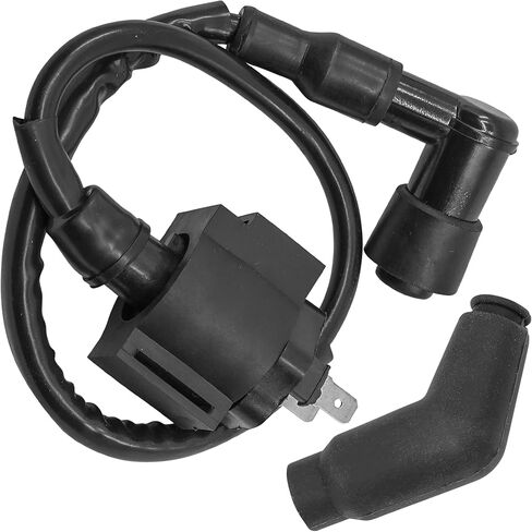 Caltric Ignition Coil & Spark Plug Cap Boot Compatible with Honda ATC250SX / Big Red 250 ATC250ES 1985-1987 30510-MK4-405 in Saudi Arabia