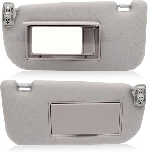 Grey Sun Visor Pair Compatible with SPOR-Tage 2005-2010 Driver Passenger Side Without Light Replace 85202-1F090LX 85201-1F090LX 85202-1F690LX 85201-1F690LX in Saudi Arabia