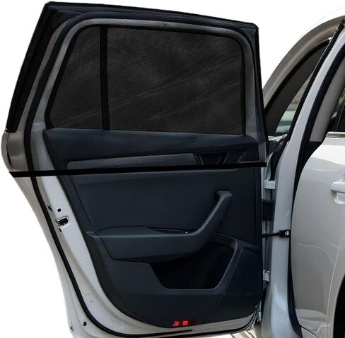 2PCS Car Window Shades Breathable Mesh for Back Side Windows Car Sun Shade Side in Saudi Arabia