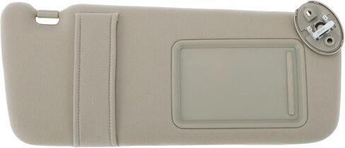 Motoforti Right Passenger Side Car Sun Visor, Sun Visor Assembly, for Toyota Venza 2009, Plastic, with Mirror, No.743100T020A1/74310-73010-A0, Beige in Saudi Arabia