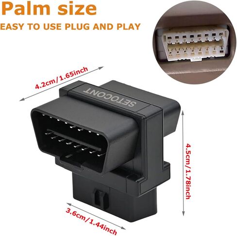12V OBD2 Splitter Universal J1962 OBDII Extension Cable Full 16 Pin One Male to Two Female OBD Connector Adapter for Auto Diagnostic Accessories (Type-A) in Saudi Arabia