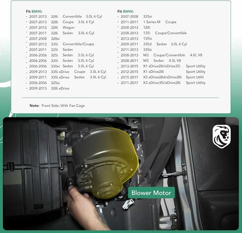 A/C سخان منفاخ المحرك الجمعية ل BMW X5 X3 X1 M3 Z4 128i 135i 135is 1 سلسلة M 323i 325i 328i 330i 335i in Saudi Arabia