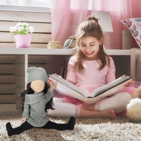 Geyoga 3 Set 12 Pcs 18 Inch Doll Clothes and Accessories Suit Pants Shoes Sweater Outfits, Dolls are Not Included in Saudi Arabia