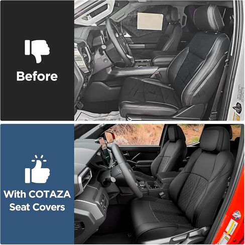 أغطية مقاعد لسيارة Toyota Tacoma 2024 2025 2026 Double Cab (غير مناسبة لمقعد Hybrid & Electric & TRD Pro) أغطية مقاعد شاحنة صغيرة مقاومة للماء من الجلد لملحقات Tacoma 4th Gen SR SR5 TRD Limited in Saudi Arabia
