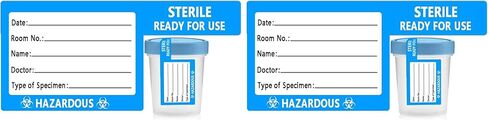 Tamper Evident Lip Seal Stickers for 4 oz Sterile Urine Specimen Cup Containers,300 Pcs Per Roll in Saudi Arabia