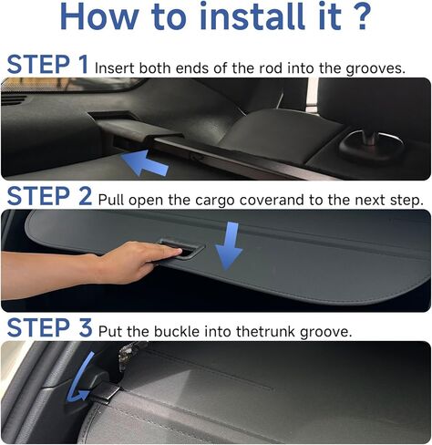 FARBIN Trunk Cargo Cover for Hyundai Tucson 2021 2022 2023 2024 2025, Retractable Trunk Cover Privacy Security Screen, Shielding Shade (for 2021-2025 Hyundai Tucson Canvas) in Saudi Arabia