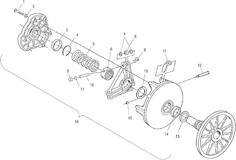 Polaris Clutch Spring, Almond/Round, Genuine OEM Part 7041945, Qty 1 in Saudi Arabia