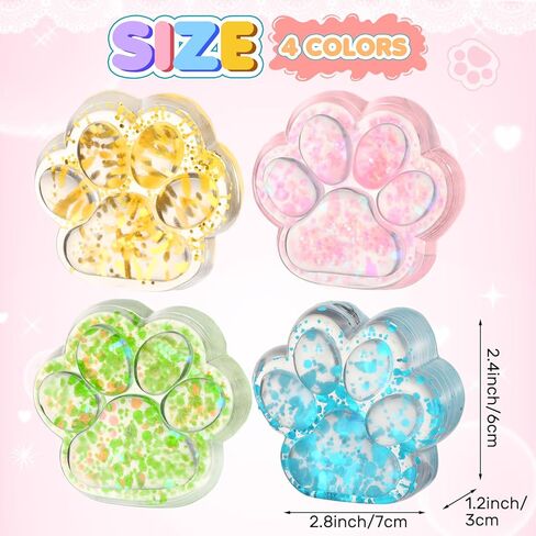 مجموعة ألعاب تخفيف التوتر 20 قطعة من Soulchen، كرات ضغط ناعمة ولطيفة، ألعاب تململ الضغط كاواي للكبار، هدايا كرات الحيوانات الحسية الصغيرة لحفلات أعياد الميلاد (مختلطة) in Saudi Arabia