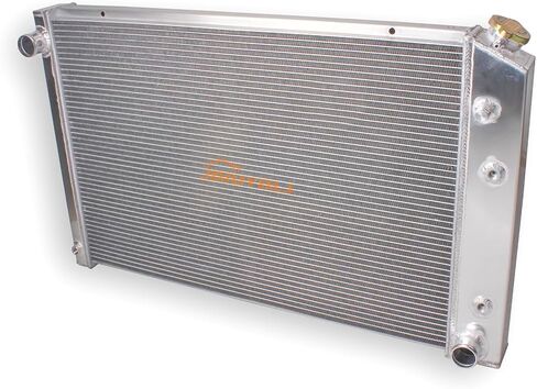 JOIUYOLJ Full Aluminum Radiator 3 Row with Fan Shroud Radiator For 1973-1991 Che vy GMC Che vrolet C/K 10/20/30 K5 C25 G2500 V1500 P35 Pickup Blazer Suburban V8 Engine in Kuwait