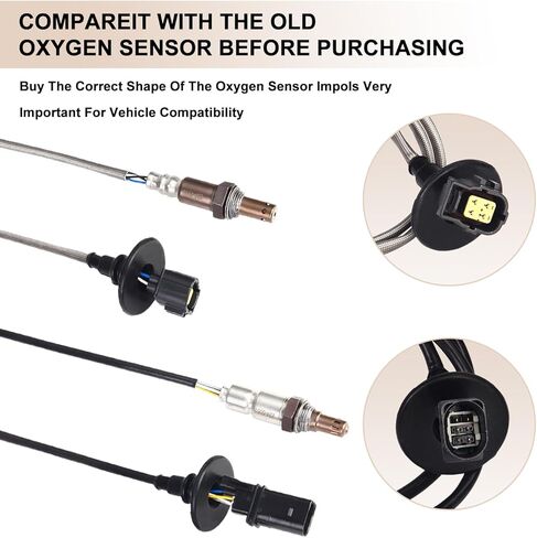 Oxygen O2 Sensor Upstream and Downstream Fits for Mitsubishi Lancer 2.0L 2011 2012 2015-2017, Lancer 2.4L 2011 2015-2017, Outlander 11-13, Outlander Sport 11 12 15-21, Replace 234-5051, 234-4114 in Saudi Arabia