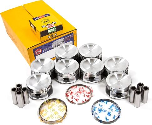 MA-9761316395-0 Pistons with Rings Compatible With/For 91-03 Ford Lincoln Mercury Romeo Windsor 4.6L SOHC in Saudi Arabia