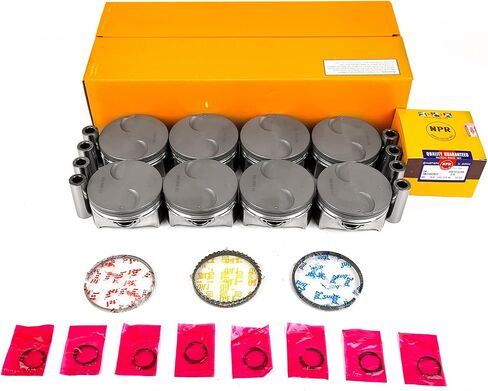 MA-9761317118-3 Pistons with Rings Compatible With/For 07-09 Chevy GM Hummer Cadillac 6.2L LC9 LH6 LMG LY5 in Saudi Arabia