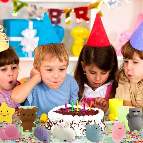 40 Pack Squishy Toys for Kids, Kawaii Squishies Squishy Animals Party Favors Birthday Gift Goodie Bag Stuffers for Boys Girls Ages 4-8 8-12 Teens Toddlers Stress Relief Sensory Autism Toys Random in Kuwait