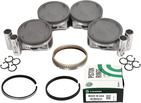 MA-4216947337-0 Pistons w/Rings Compatible With/For 04-13 Subaru Impreza WRX Legacy 2.5L DOHC EJ255 in Saudi Arabia