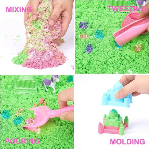 Mermaid Sensory Bin,Ocean Sensory Play Kit for Girls with Sensory Foam Beads and Storage bin, Ocean Sensory kit,Toddler Toys Ages 3 4 5 6 7 8 in Saudi Arabia