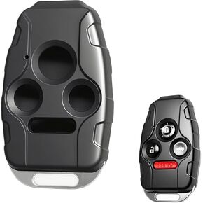 القطع غير مطلوب - لغطاء Honda Key Fob - متوافق مع Honda Accord 2003-2012، Civic EX 2006-2013، Pilot 2009-2015، CR-V 2005-2006 - متين ممتاز، مقاوم للخدش، 4 أزرار in Saudi Arabia