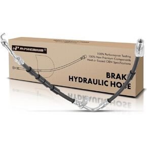 A-Premium Front Passenger Brake Hydraulic Hose Compatible with Select Mazda Models - 6 2009 2010 2011 2012 2013 - Replace# GS3L43980A in Kuwait