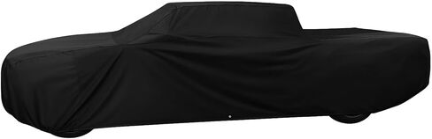 غطاء سيارة SR1 USA 2001-2026 F150 مخصص - Ultraguard Plus 1/2 طن شاحنة كاملة الحجم شديدة التحمل مقاومة للماء 300 دينيير مع بطانة قطنية لـ F-150، Lightning & Raptor (أسود مع خطوط حمراء) in Kuwait