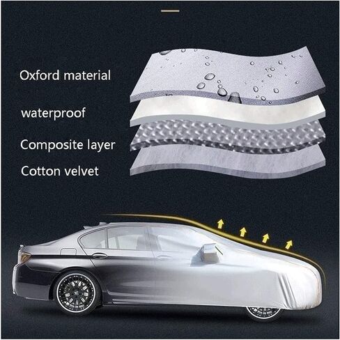 Car Cover For BMW M6 (E63) 2005-2010 | Waterproof Car Cover | Car Cover Outdoor Replacement | Breathable Windproof Full Cover for Car Snow Rain Dust Sun Protection Winter Summer Waterproof Car Covers( in Saudi Arabia