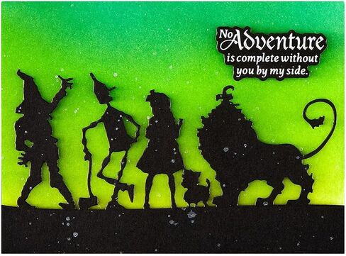 Spellbinders Wonder of Oz Silhouette Etched Dies from The Wonder of Oz Collection by Graphic 45 (S4-1499) in Kuwait