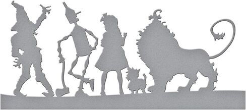Spellbinders Wonder of Oz Silhouette Etched Dies from The Wonder of Oz Collection by Graphic 45 (S4-1499) in Kuwait
