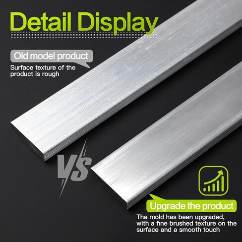 6 Pieces 1/8" (3mm) x 1" (25mm) Square Aluminum Flat Bar 12" Long Length 6061 Aluminum Flat Plate General Purpose Plate, T6511 Solid New Mill Stock in Kuwait