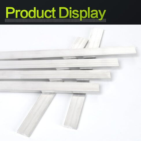 6 Pieces 1/8" (3mm) x 1" (25mm) Square Aluminum Flat Bar 12" Long Length 6061 Aluminum Flat Plate General Purpose Plate, T6511 Solid New Mill Stock in Kuwait