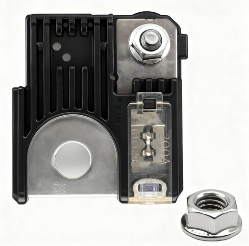 استبدال بطارية Anxingo 200Amp Fuse-C لكيا سيدونا سول ريو كادينزا سبورتاج هيونداي توكسون سوناتا، يستبدل 18980-08110 18980-08300 in Kuwait