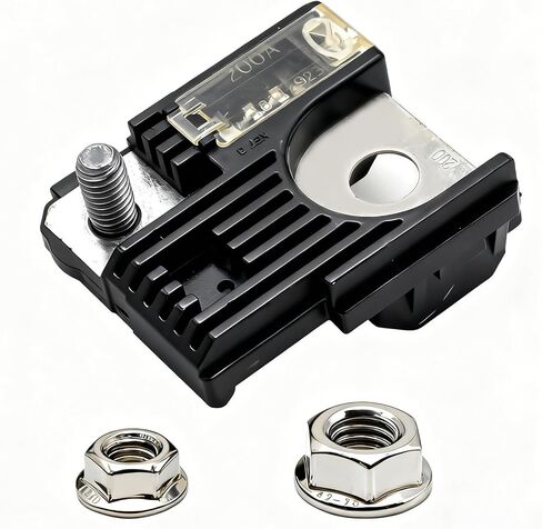 استبدال بطارية Anxingo 200Amp Fuse-C لكيا سيدونا سول ريو كادينزا سبورتاج هيونداي توكسون سوناتا، يستبدل 18980-08110 18980-08300 in Kuwait