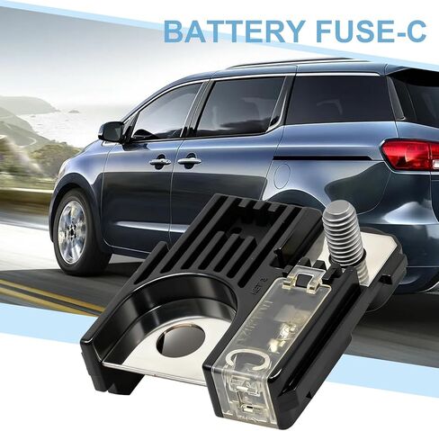 استبدال بطارية Anxingo 200Amp Fuse-C لكيا سيدونا سول ريو كادينزا سبورتاج هيونداي توكسون سوناتا، يستبدل 18980-08110 18980-08300 in Kuwait
