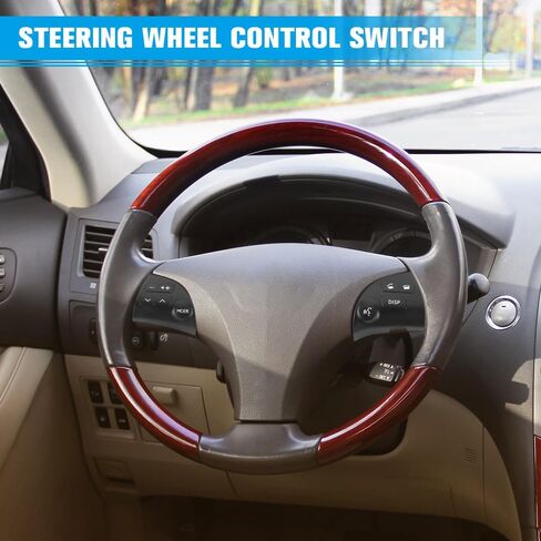 2Pcs Left and Right Side Steering Wheel Volume Control Switch Button Fit for Lexus ES350 3.5L 2007-2010 Replace 84250-33190-C0 in Kuwait
