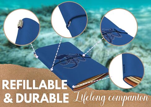 InnoBeta Octopus Gifts for Women/Men, Gifts for Octopus Lover, Octopus Journal, Notebook, Sketchbook, Travel Diary, 7.8x5 Inches in Saudi Arabia