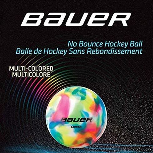 Bauer 4 Pack No Bounce Street Hockey Balls, Cool or Warm Weather in Saudi Arabia